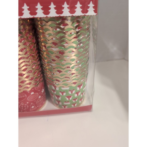 NEW Core Kitchen 75 Piece Box of Thick Holiday Cheer Baking Cups - Picture 4 of 10